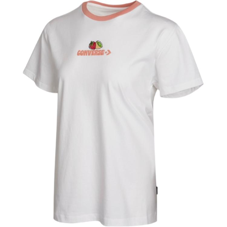 Converse Chuck Taylor SEASONAL T Shirt Women s White 10022854-A01 S