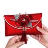 Spring Festival Brocade Red Envelope New Year Blessing Words New Year Money Bag  Lady Girls Women