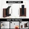 Walnut Coat Racks Wall Hangable Wall Mount Entry Door Porch Hangable Coat Rack Solid Walnut Wood Piano Keys Clothes Hook