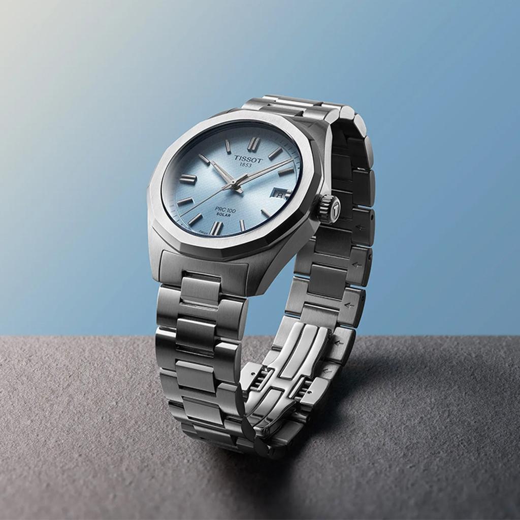 Tissot PRC 100 Solar Ice Blue 34mm T151.822.11.351.00