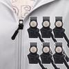 1/2/4/6pcs Zipper Repair Kit Universal Instant Zipper Repair Replacement Zippers Sliding Teeth Rescue Zippers Head 3 Different Sizes