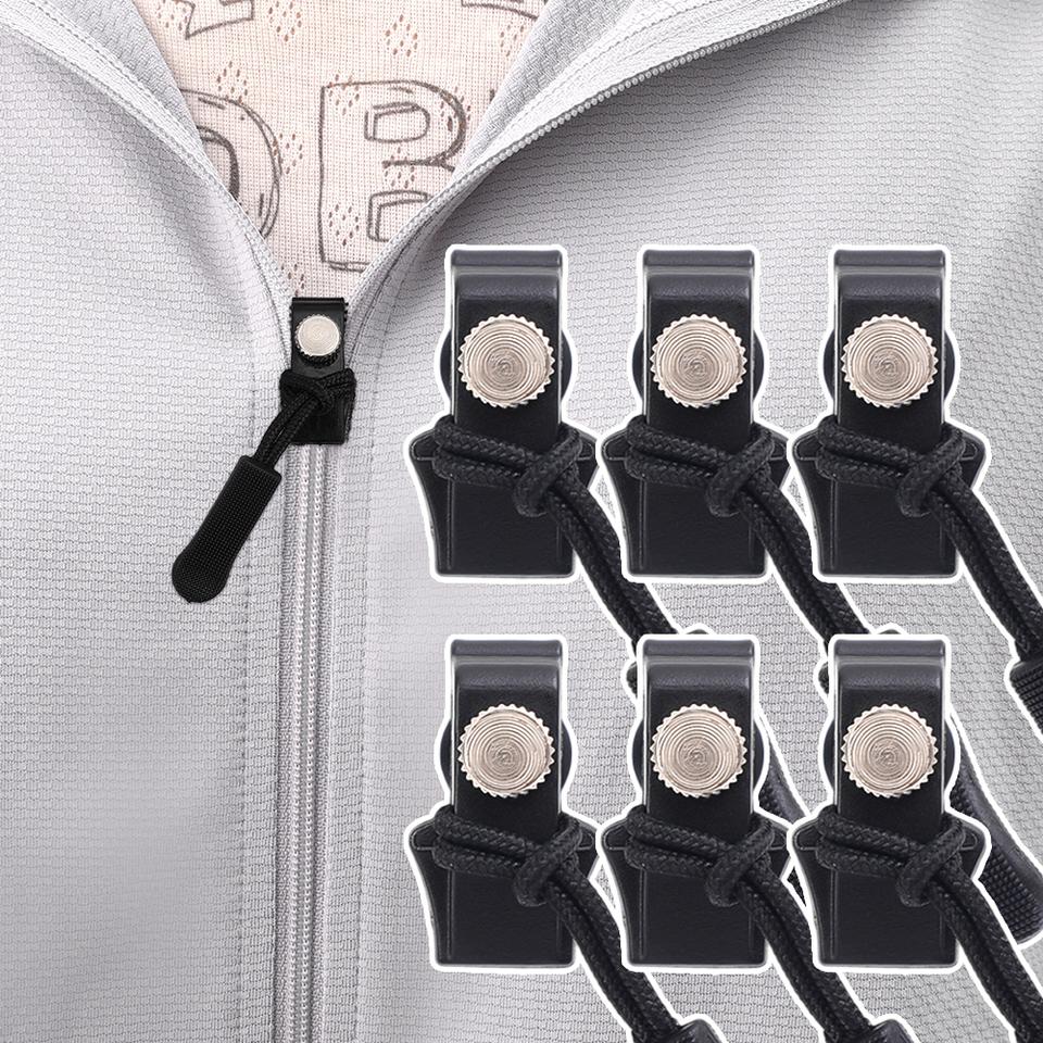 1/2/4/6pcs Zipper Repair Kit Universal Instant Zipper Repair Replacement Zippers Sliding Teeth Rescue Zippers Head 3 Different Sizes