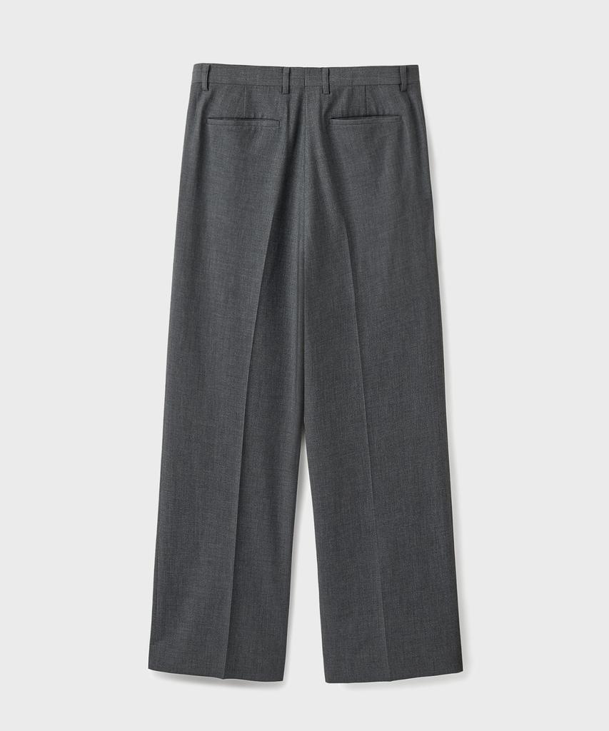 Beulaendideu Essential Wide Slacks [Charcoal]