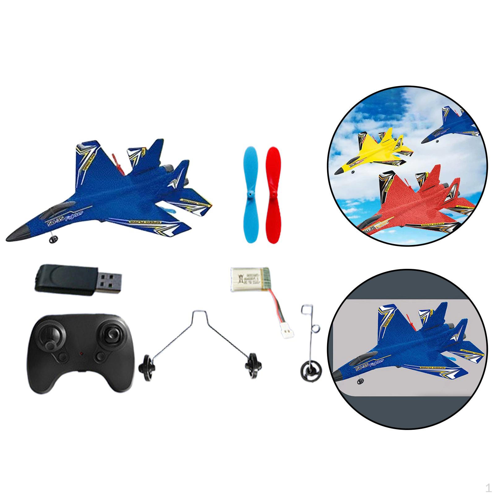 

Easy Handling RC Glider with Landing Gear, Remote Control Plane for Children and Teens жовтий