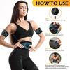 EMS Muscle Stimulator Toner Abdominal Toning Belt Body Slimming Massager Belly Waist Back Arm Leg Fitness Massage USB Recha Practical Use
