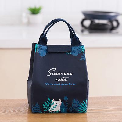 Insulated Lunch Bag Thickened Oxford Cloth Inner Aluminum Film Large Capacity Thermal Lunch Cooler