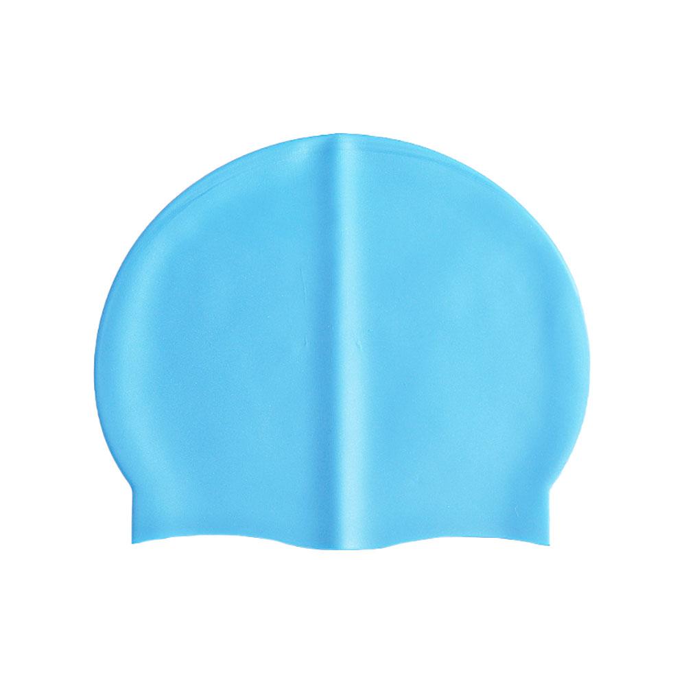 Silicone world Silicone Swimming Cap Men Women Long Hair Waterproof Color Sports High Elastic Adults Swim Pool Hat Diving Hat