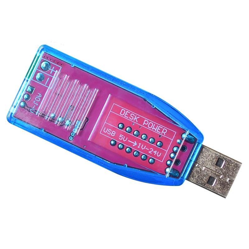 LED DC-DC 5V na DC 1-24V Nastavitelný potenciometr USB Step Up/Down Buck Boost Converter Modul regulátoru napájecího napětí