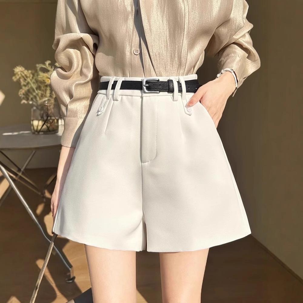 

Women s High Waist A-Line Wide Leg Suit Shorts - Petite Slimming Summer 2025 Collection L