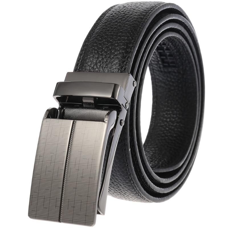 Meimeier Automatic buckle first layer cowhide belt inch three men s belt pure cowhide belt belt 110cm-130cm