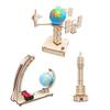 Scientific Model Kits Wooden Satellite Model Making Set Hand Craft Construction Assembly Project Toys Kits For Child Toddler