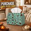1pc Graphic Woodland Tissue Box | Multi-functional Seasonal Hot Napkin Dispenser, Two Sizes Available Suitable for Home, Harvest Parties Bear Badger H