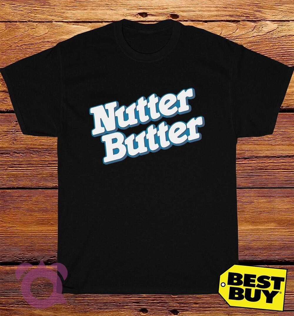 New Shirt Nutter Butter Logo American Funny T-Shirt Made In USA Size S to 5XL S