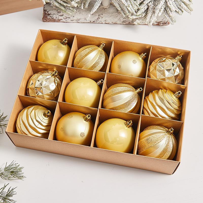 Christmas Decorations, Christmas Tree Transparent Balls, DIY Small Hanging Accessories, High-end Atmosphere Scene Layout Props