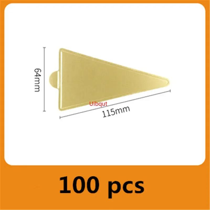 100ks/set Zlatá stříbrná Mousse Mat Spodní Pěna Dort Základní desky Papírová deska Tvar Dezertní tác Vánoční dort Dekorace Pomůcky