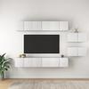 TV Cabinets 8 Pcs Engineered Wood