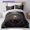 Gryffindor Pattern Bedding Quilt Set Quilt Cover Pillowcase Home Decoration Birthday Gift (1 * duvet cover + 2 * pillowcase, without core)