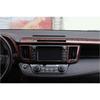 Central Console Air Outlet Vent Trim Fit For Toyota RAV4 2013-2018 Wood Grain