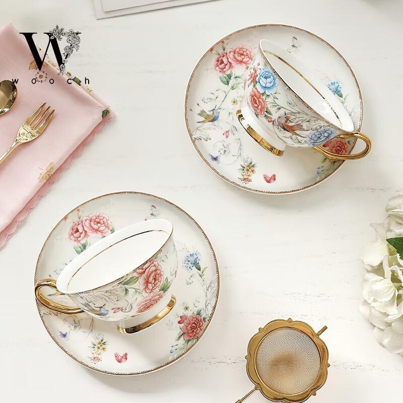WOOCH Luxury Ceramic Cup & Saucer Gift Set