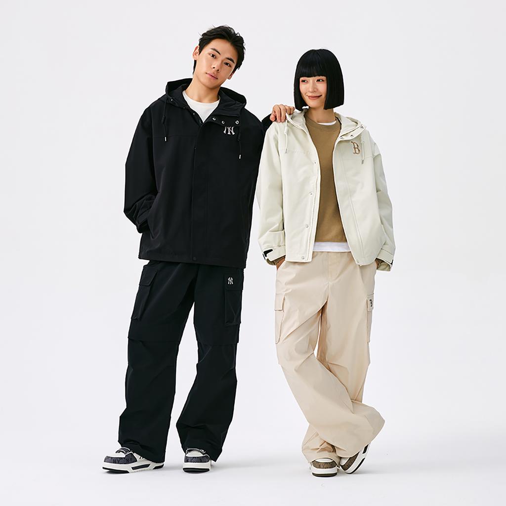 New MLB Boston Red Sox Basic Collection 25FW Jacket Unisex Deep Ivory 3AWJB0154-43CRD