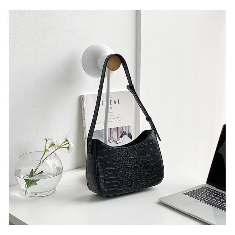 Versatile Crocodile Pattern Niche Style Underarm Bag Women's High-end Handbag Fashion Styling Shoulder Bag Women