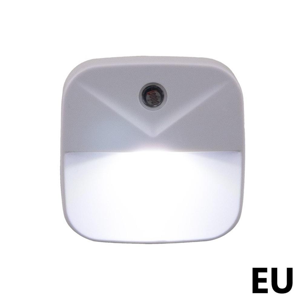 Mini Cute Wall Plug-in LED Night Light Auto Sensor Bedside Lamp For Bedroom Kid's Room Hallway Corridor Stairs EU/US 110V 220V