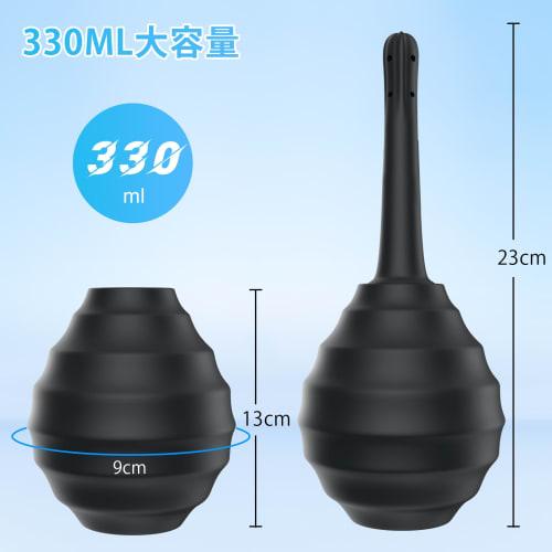 Ninonly Enema Pump, Multi-Purpose Irrigator, 330ml Large Capacity, Anti-Reflux, Manual Press, Vaginal Cleansing Syringe, Irrigation Pump, Lotion Injec