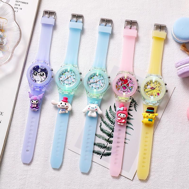 New Cartoon Primary School Children's Wholesale Watch Luminous Silicone Electronic Watch Doll Cross-border Hot-selling Characters)