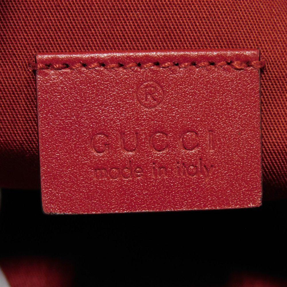 Used 9539 Star Interlocking G Waist Pouch 502095 FABBD 6479 7929 GG Web Cotton Unused Children's Red Kids from Japan