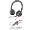 HP Poly Blackwire 8225 Stereo USB-C Headset +USB-C/A Adapter