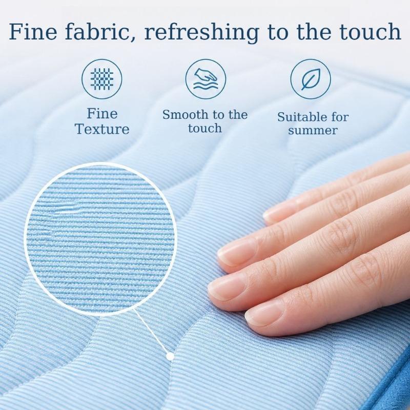 Ice Silk Pets Cooling Mat Summer Cool Dogs Cats Sleeping Pad Breathable Anti-slip Puppy Cushion for Floor Cage Sofa Car Travel