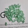 Acrylic Mini Grape Leaf Beaded String for DIY Jewelry Making: Bracelets & Necklaces