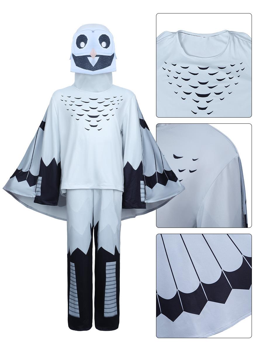 Cosplay 99 Nights In The Forest Owl Costume 99 Nights In The Forest Animal Owl Children Cosplay Jumpsuit Spooky Holiday Celebration Xmas 110