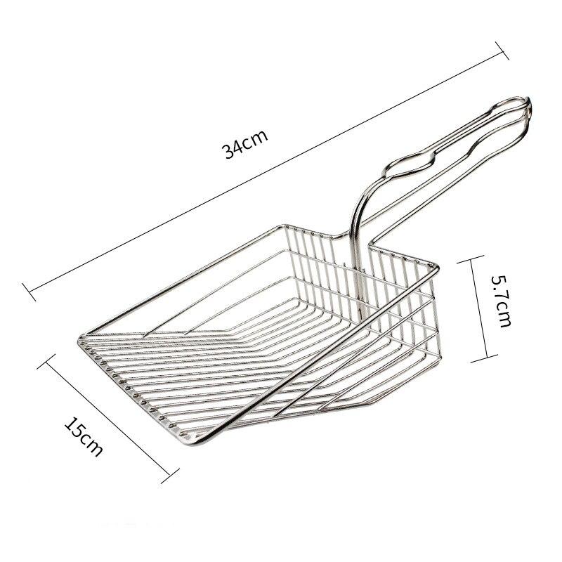 Paslanmaz Çelik Kedi Kumu Küreği Metal Dışkı Kürekleri Evcil Hayvanlar Kedi Kumu Kum Küreği Evcil Hayvan Dışkısı Artefakt Köpekler Kürek Evcil Hayvan Temizlik Aracı