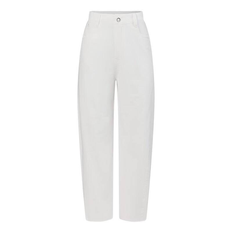 Navigare Women's Cotton Wide-Leg Cropped Banana Pants