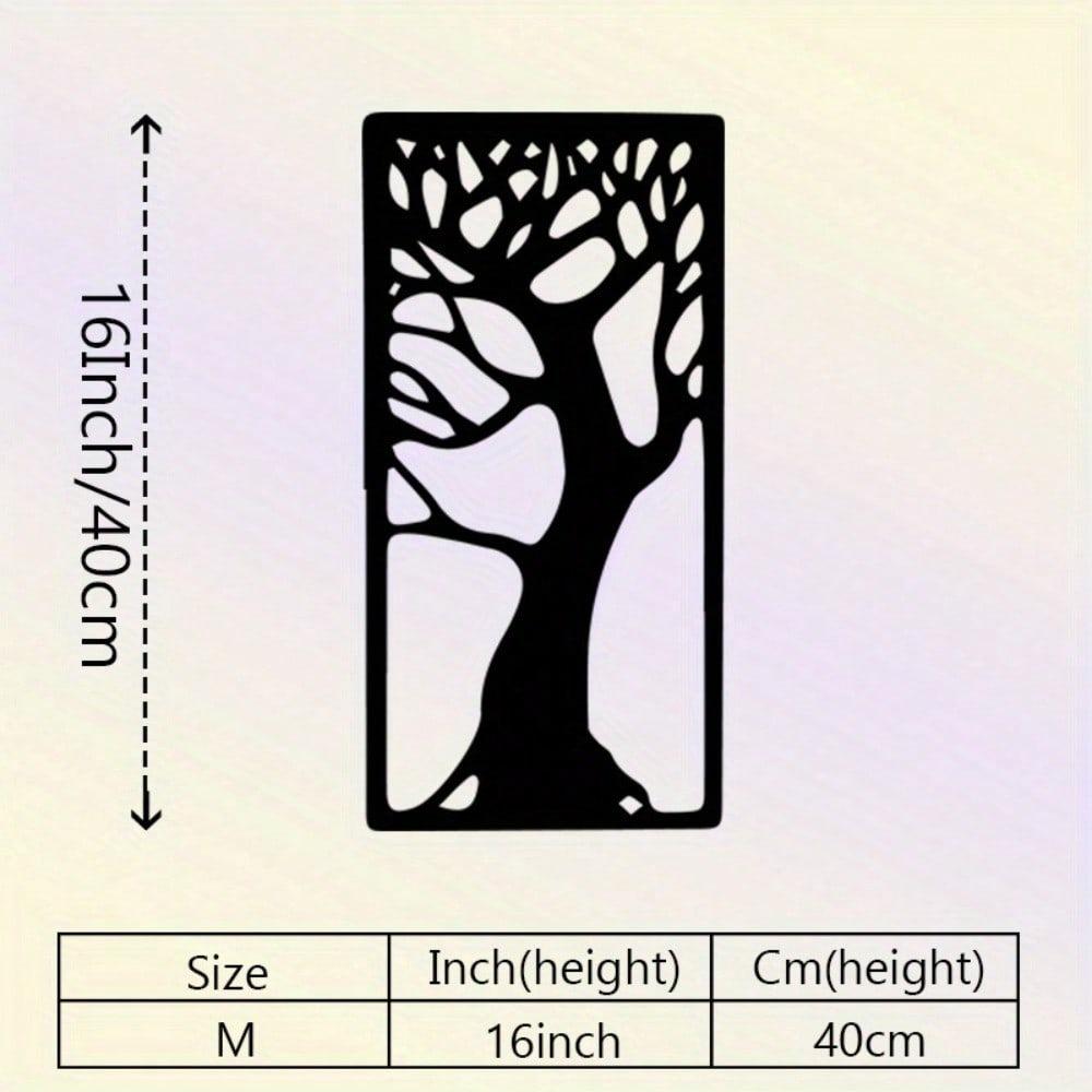 

Metal Wall Art Linear Tree Sculpture Modernist Gallery Decor Holiday Gift різнокольоровий
