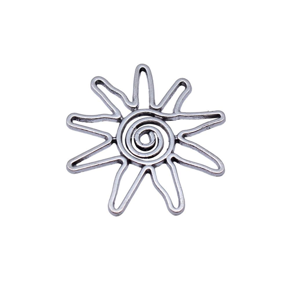 Sun And Moon Face Charms Multi Color Alloy Pendants For Celestial Themed Jewelry