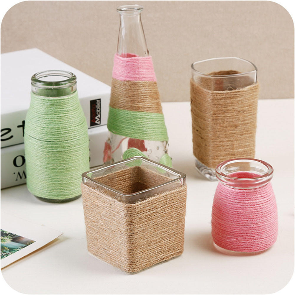 Buy 40M Natural Brown Jute Hemp Rope Twine String Cord Shank Craft ...