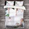 Custom Valentine'S Day Duvet Cover With Pillowcases Microfiber Photo 3D Digital Printed Bedding Set Full Queen King