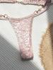 2025 Pearl Leopard Print Sexy Thong Swimsuit