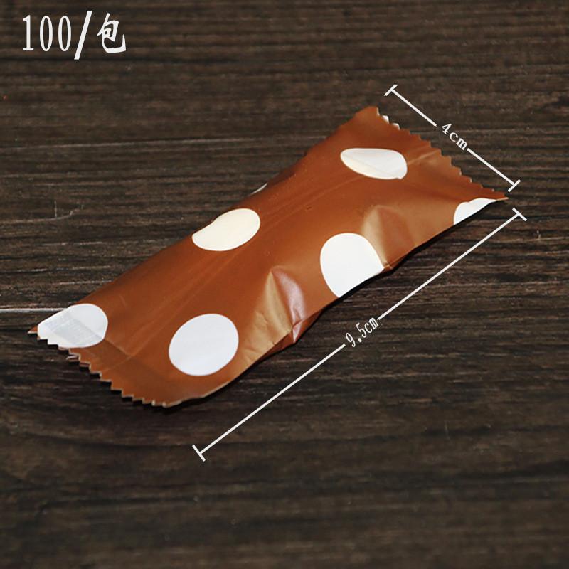100 Pcs/Lot DIY Handmade Nougat Candy Packaging Bag Milk Taffy Wrapper Food Package Xmas Gift Mini Bags