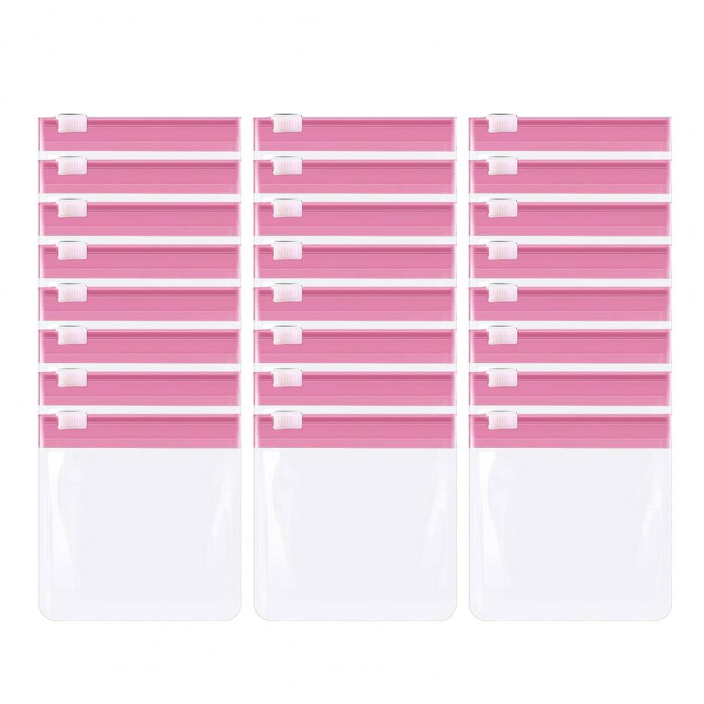 24Pcs 3" Pill Pouch Bags Zippered Storage Bags Good Sealing Reusable Translucent Medicine Organizer Self Sealing Pill Bags