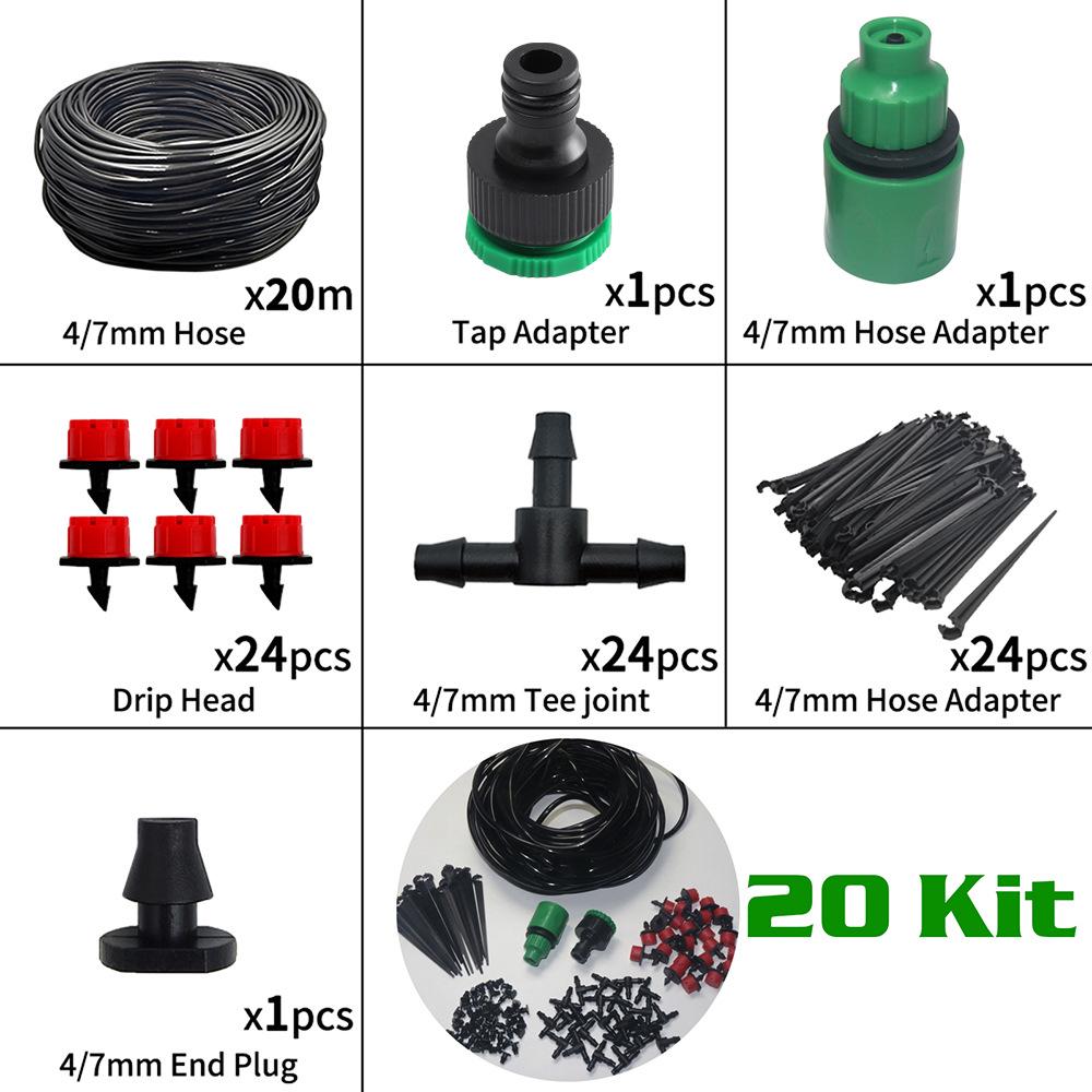 Adjustable Garden Sprinkler & Drip Irrigation System