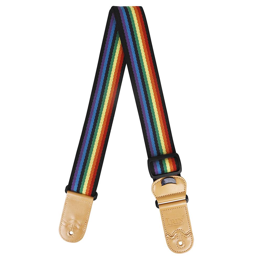 

Guitar Shoulder Strap Adjustable Ukulele Strap with Guitar Picks and Pick Pocket Guitar Belt for Electric Acoustic Guitar Bass чорний