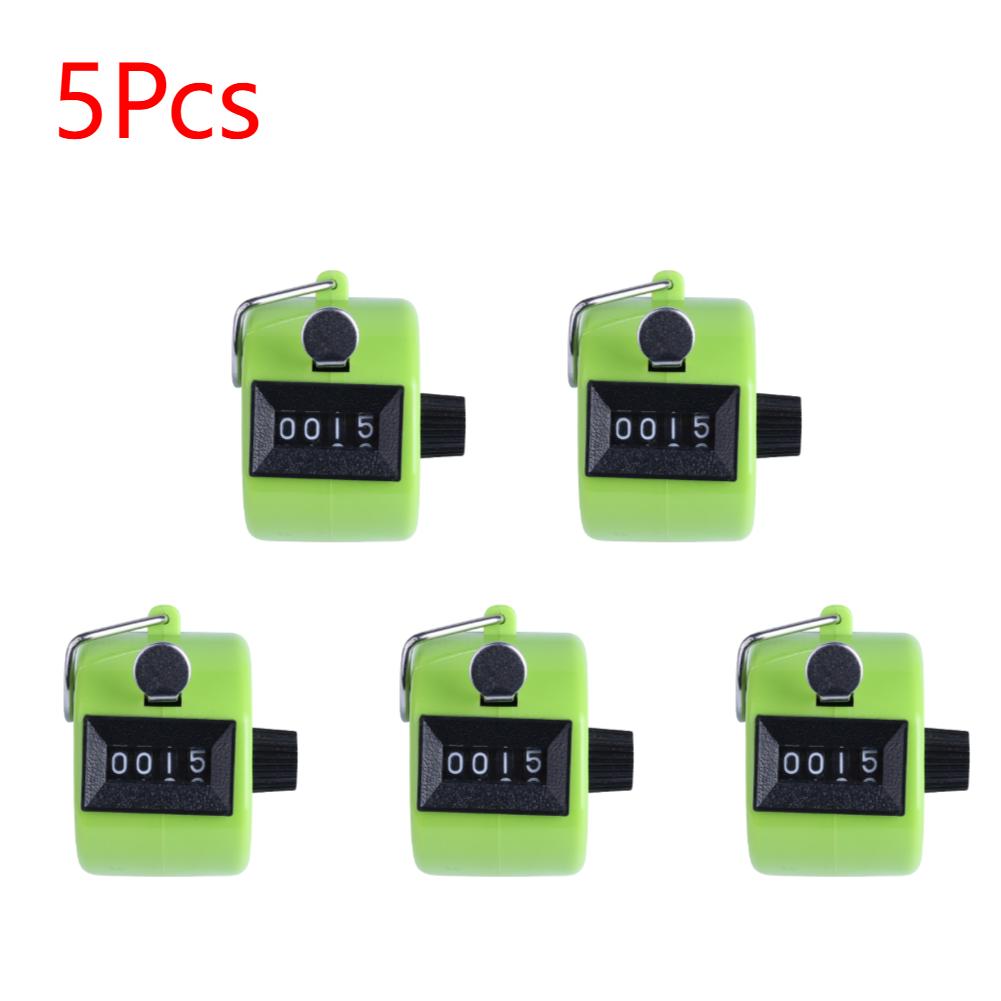 Handheld 4 Digital Tally Counter Mechanical Manual Palm Clicker Number Count Assorted Tally Counter Number Count