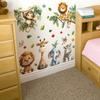Decorative Stickers for The Bedroom and Dormitory Walls of The Little Animals In The Cartoon Forest