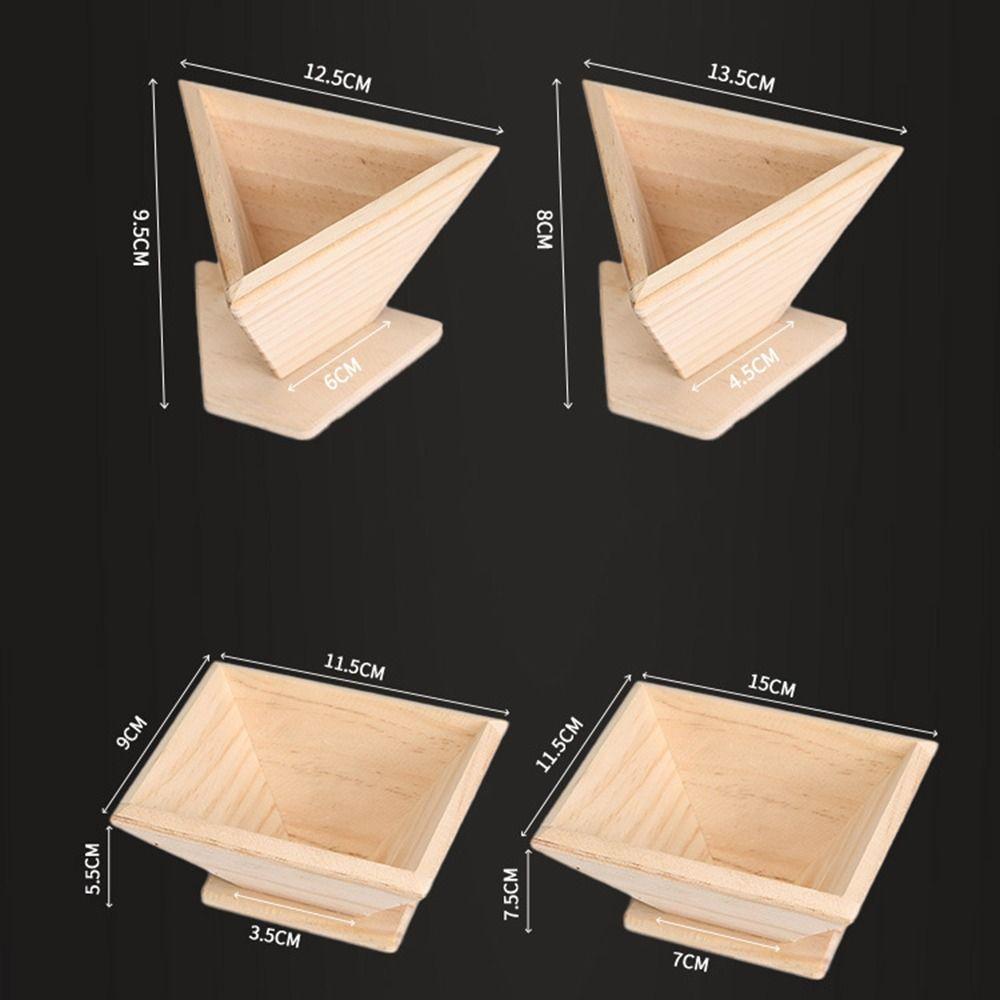 Boat Festival Homemade Natural Wooden Baking Tool Zongzi Maker Rice Ball Mold Rice-Pudding Mould