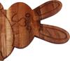 Bunny Shaped Wood Serving Board, Wood Cutting Board for Kitchen, Bunny with Egg Wooden Charcuterie Boards, Serving Platter for Cheese and Food