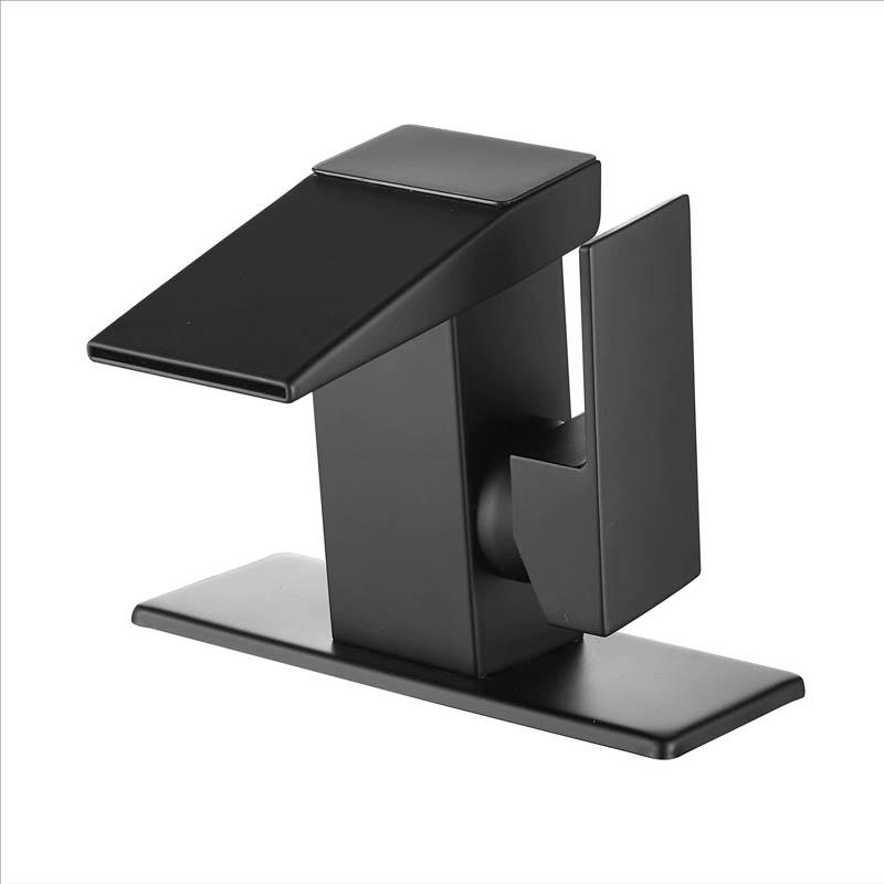 Bathroom Basin Faucet With Led Digital Display temperatureTaps Basin Deck Mounted Sink Waterfall Mixers