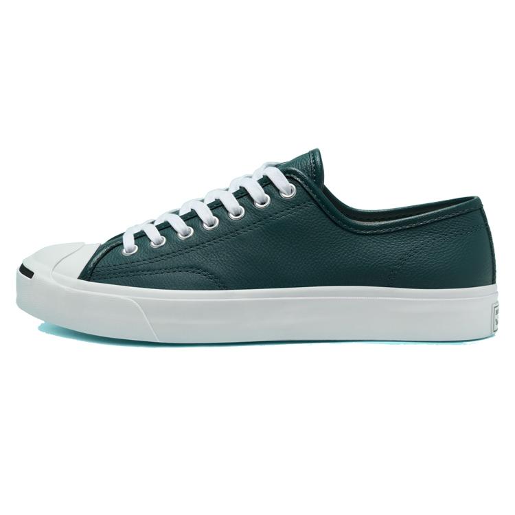 Converse Seasonal Color Leather Jack Purcell 'Green White' 166726C